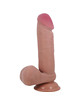 Dildo Realístico Pretty Love Sliding com Ventosa Castanho 20,5 cm