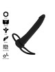 mythology - cobi onyx anal dildo with cock and testicle ring 13 silicone cm