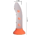 pretty love - magical nightfall dildo sin vibraciÓn luminoso naranja