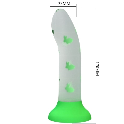Dildo Pretty Love Mágico Nightfal Flurescente