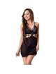 livco corsetti fashion - gianella lc 20205 set babydoll + tanga s/m