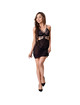 livco corsetti fashion - gianella lc 20205 set babydoll + tanga s/m