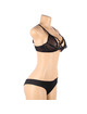 subblime - set dos piezas sujetador transparencias y tiras s/m