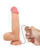 pretty love - sliding skin series dildo realÍstico con ventosa piel deslizante natural 21.8 cm