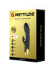 pretty love - vibrador de lujo baÑado en oro recargable negro