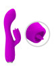 pretty love - gloria vibrador conejo recargable-impermeable morado