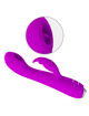 pretty love - rachel rechargeable vibrator with purple sucker