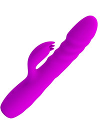 pretty love - melanie vibrador conejo recargable morado
