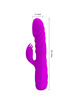 Vibrador Rabbit Pretty Love Melanie Recarregável Roxo