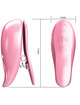 Pinças de Mamilos Pretty Love com Vibração Rosa