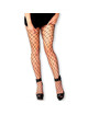 chilirose - cr 4655 rhinestone net tights black s/m