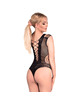 chilirose - cr 4383 bodysuit crotchless red s/l