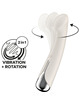 satisfyer - spinning g-sport 1 vibrador rotador rojo