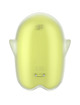 satisfyer - glowing ghost air pulse vibrador amarillo