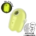satisfyer - glowing ghost air pulse vibrator yellow