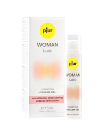 pjur - woman lust vibrating gel for orgasm 15 ml