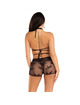 leg avenue - set sujetador pantalon negro