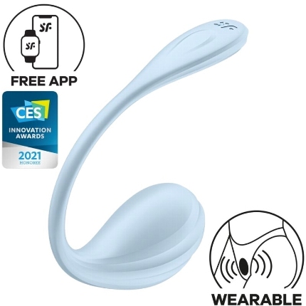 Vibrador Satisfyer G-Point com App Azul