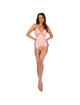 Livco corsetti fashion - persinne peach set corset + panty + stockings