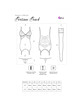 Livco corsetti fashion - persinne peach set corset + panty + stockings