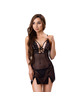 livco corsetti fashion - pilar lc 20207 babydoll + thong black s/m
