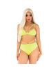 leg avenue - top panties yellow with straps