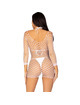 Mini Vestido Leg Avenue Manga Comprida Branco