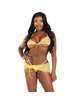 leg avenue - three pieces diamonds set pink s/m