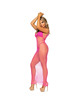 Vestido Leg Avenue Loong Rosa
