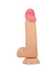 Pretty love - sliding skin series realistic dildo with sliding skin suction cup 20.6 cm