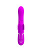 pretty love - vibrador rabbit multifunciÓn 4 en 1 mariposa fucsia