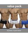 Pack 3 Boxers Addicted My Basic,500088