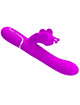 pretty love - vibrador rabbit multifunciÓn 4 en 1 mariposa fucsia