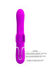 pretty love - vibrador rabbit multifunciÓn 4 en 1 mariposa fucsia