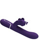 pretty love - multifunction rabbit vibrator 4 in 1 butterfly purple