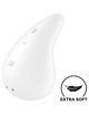 satisfyer - dew drop vibrador lay-on blanco