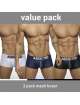 Pack 3 Boxer Shorts Addicted Mesh Boxer Push Up 500090