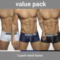 Pack 3 Boxers Addicted Mesh Boxer Push Up