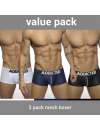 Pack 3 Boxers Addicted Mesh Boxer Push Up,500090