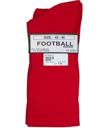 Los calcetines de Fútbol, Altas, de color Rojo,820732