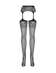 obsessive - s500 garter stockings black s/m/l