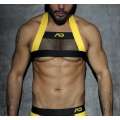 Harness Addicted Fetish Mesh Amarelo