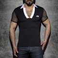 Polo Addicted Mesh Sleeve Branco