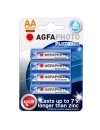 Pack 4 Alkaline Batteries AGFA Photo Platinum LR6 AA 1.5 V MN1500