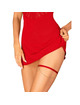 obsessive - ingridia liguero rojo talla unica