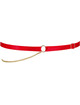 obsessive - ingridia liguero rojo talla unica