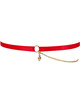 obsessive - ingridia liguero rojo talla unica
