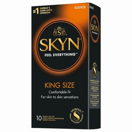 10x Preservativos Skyn Ultra Finos Extra Lubrificados