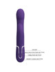 Vibrador Rabbit Pretty Love Zalin Roxo