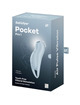 satisfyer - pocket pro 1 clitoris stimulator light blue